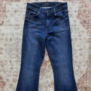 Mother The Weekender Fray Mint Condition Denim Jeans Size 27 Stretch Flare